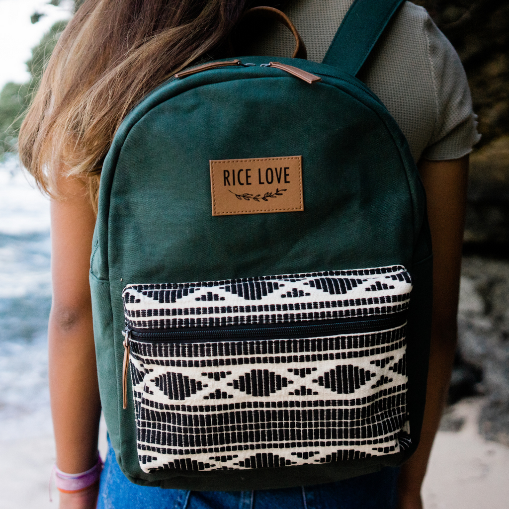 DRIPZ x Rice Love - Backpack - Emerald Green