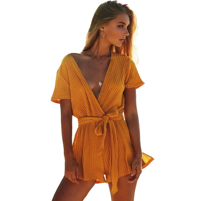 Autumn Short Sleeve Romper