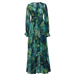 "Jungle Fever"  Vintage Maxi Dress