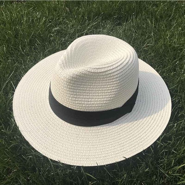 Panama Straw Hat - Beige