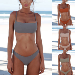 Free Brazilian Bikini - Light Grey