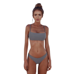 Free Brazilian Bikini - Gray