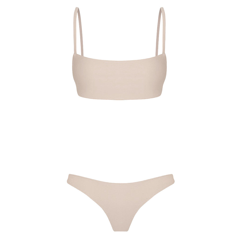 Free Brazilian Bikini - Light Grey