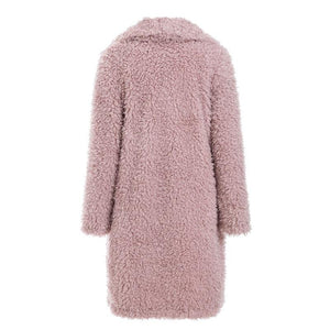 Posh Long Winter Faux Fur Coat