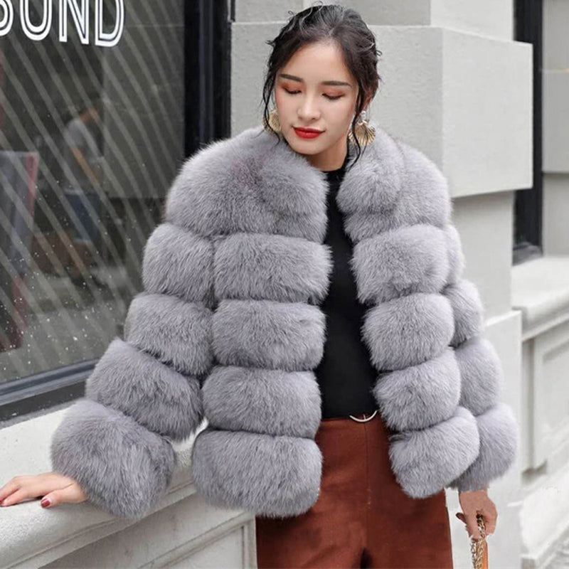 "The Blogger" Faux Fur Coat