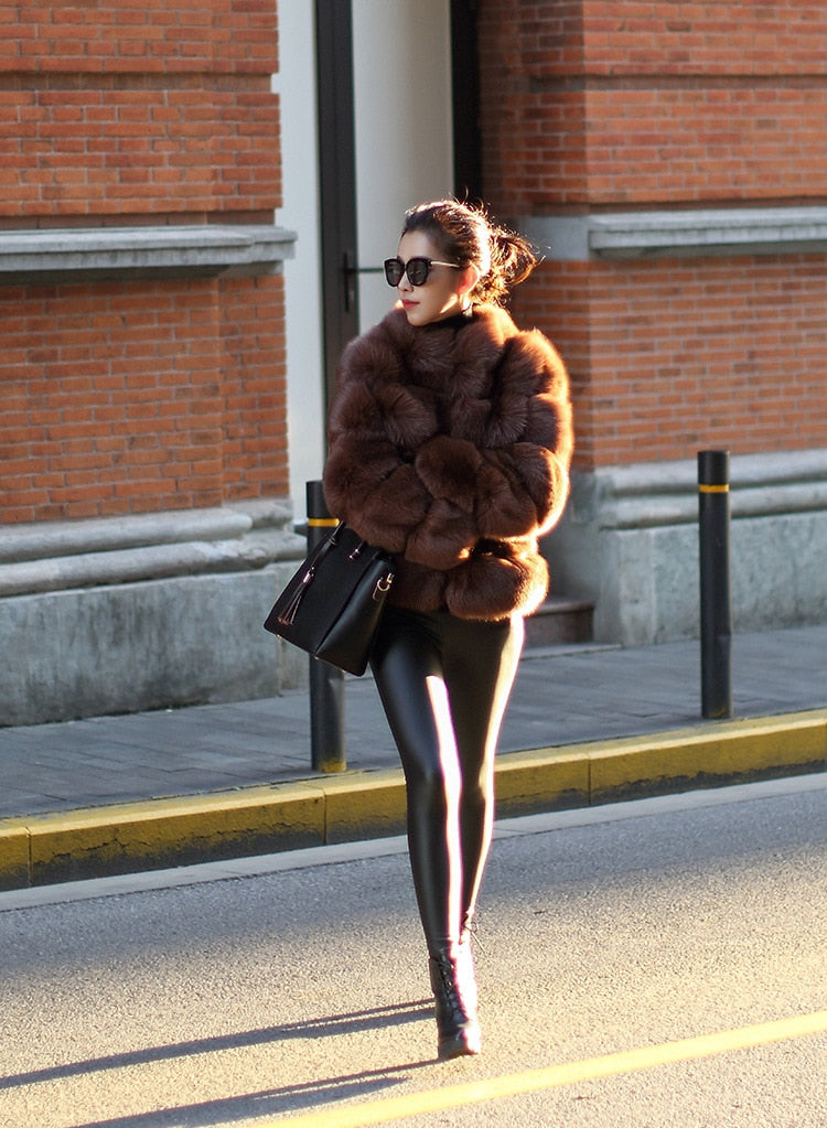 "The Blogger" Faux Fur Coat