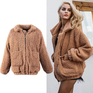 "Ted" Faux Fur Coat Teddy Coat