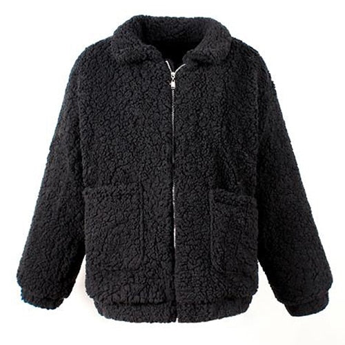 "Ted" Faux Fur Coat Teddy Coat