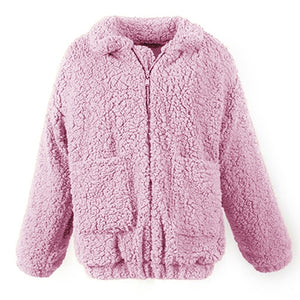 "Ted" Faux Fur Coat Teddy Coat