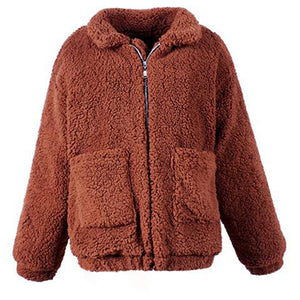 "Ted" Faux Fur Coat Teddy Coat