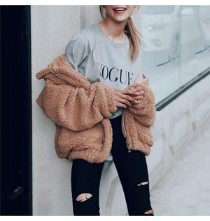 "Ted" Faux Fur Coat Teddy Coat