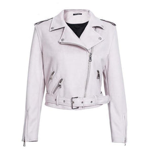 Faux Leather Moto Jacket