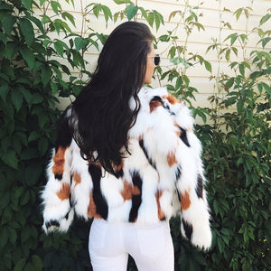 Fluffy Faux Fur Coat